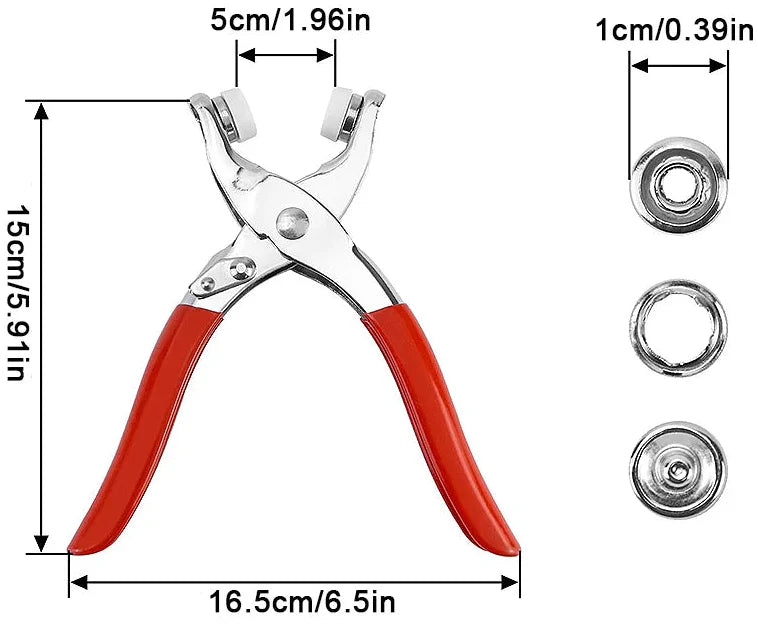 CraftEdge™ Snap Button Pliers Set