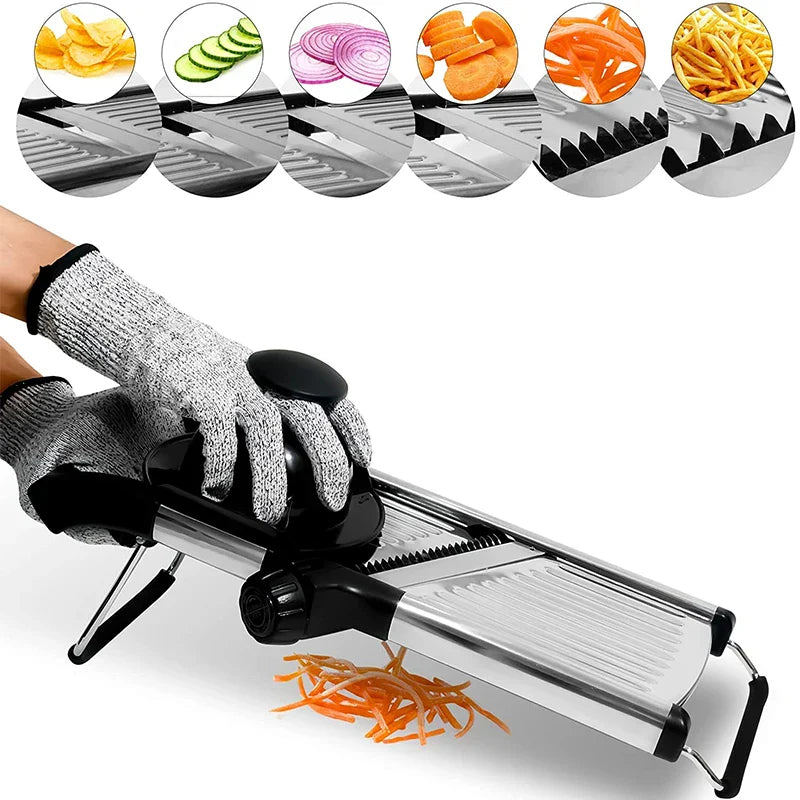 Kitchlab Adjustable Mandoline Slicer