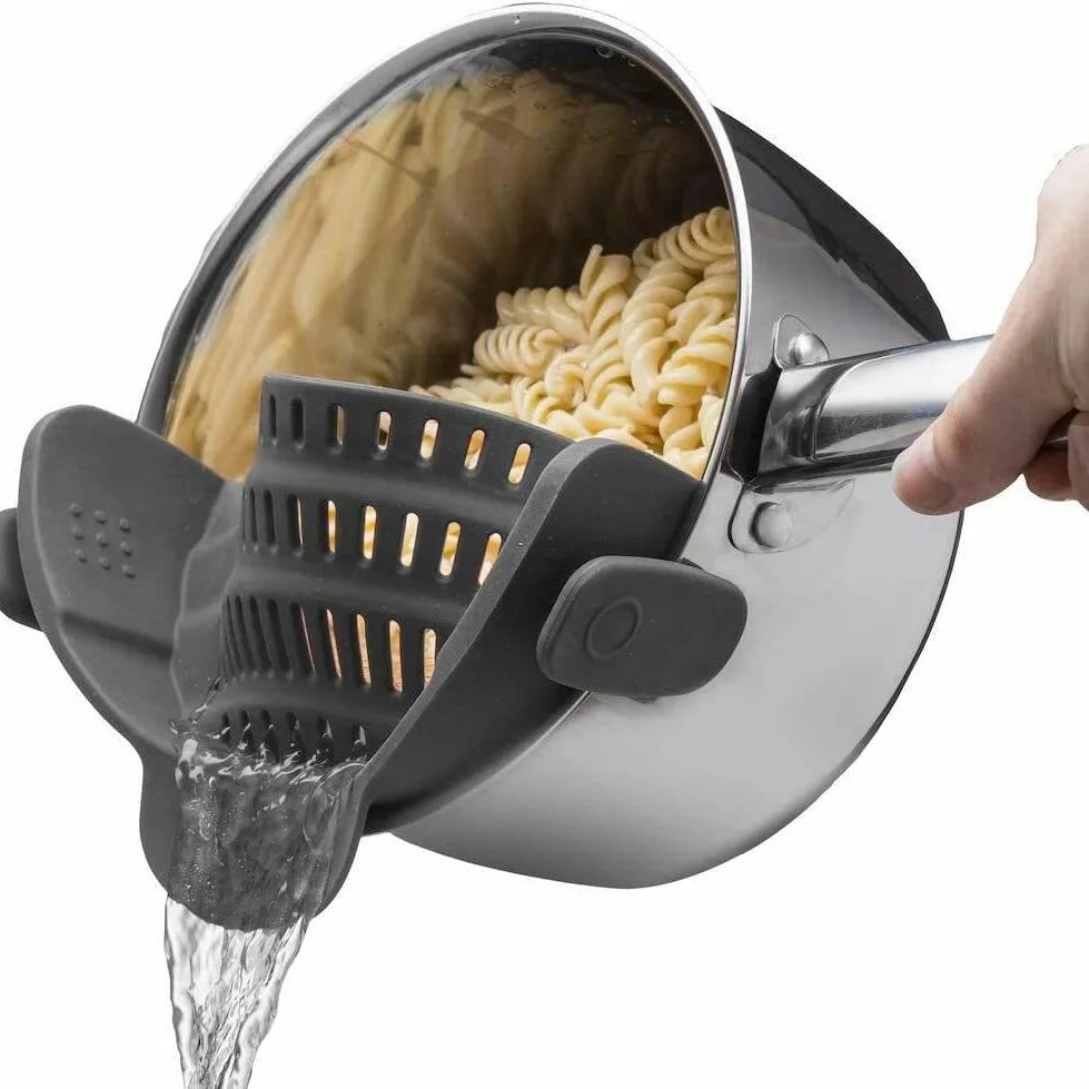 Kitchlab Adjustable Silicone Clip-On Strainer
