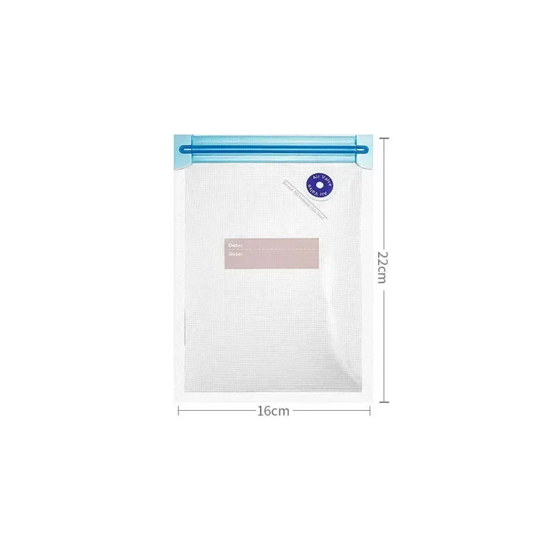 Kitchlab Reusable Vacuum Storage Bags with Hand Pump