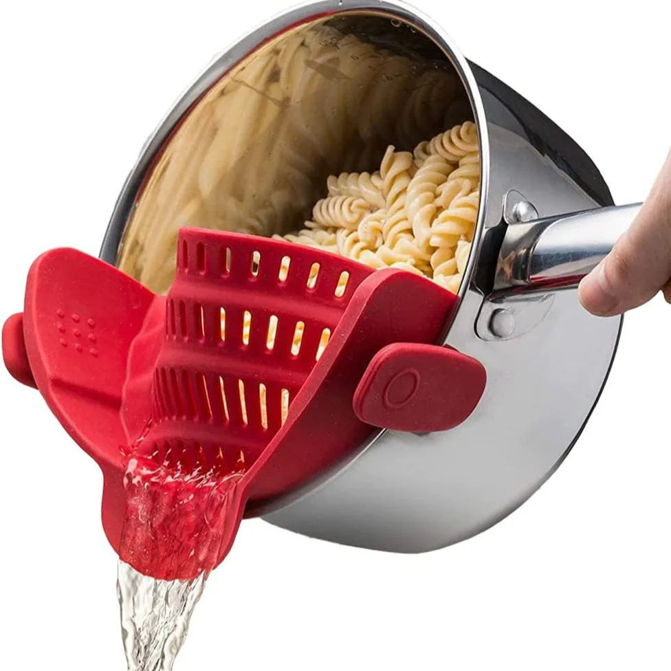 Kitchlab Adjustable Silicone Clip-On Strainer