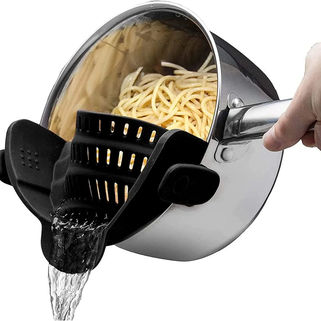 Kitchlab Adjustable Silicone Clip-On Strainer