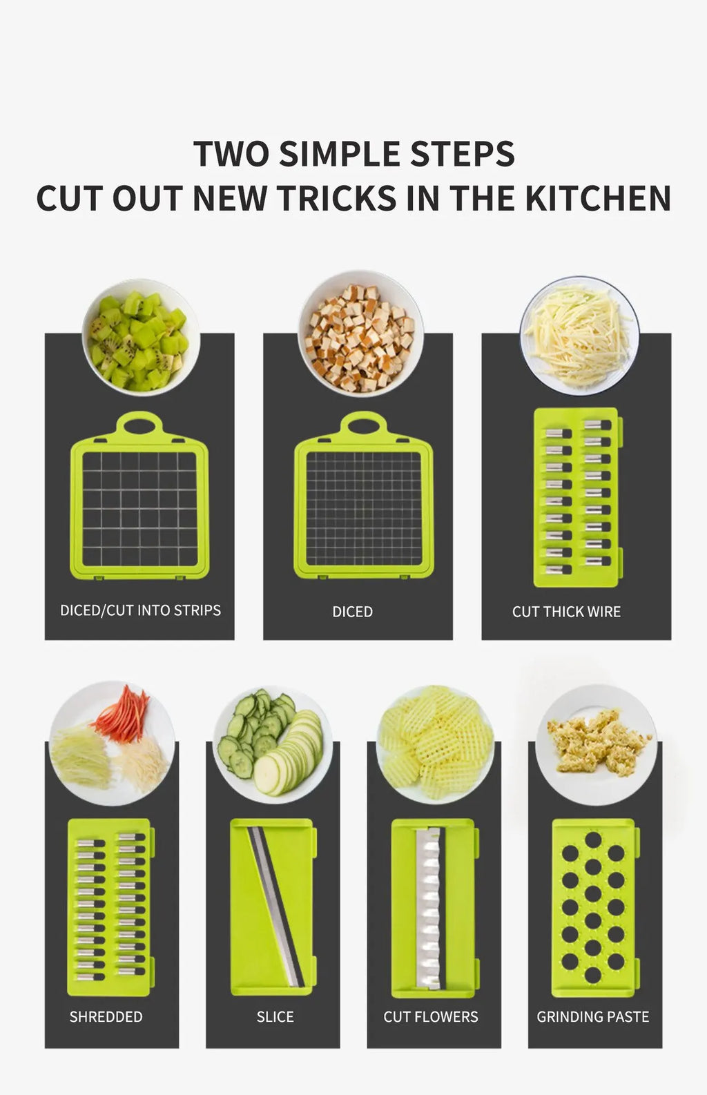 Kitchlab 12-in-1 Vegetable Slicer