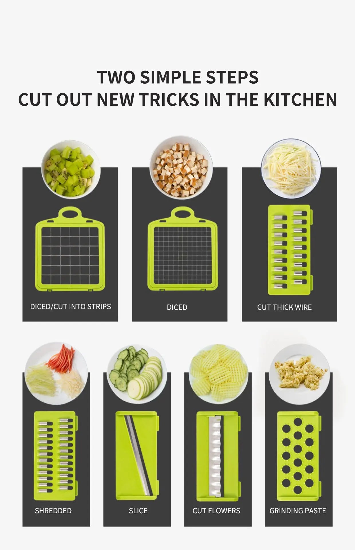 Kitchlab 12-in-1 Vegetable Slicer