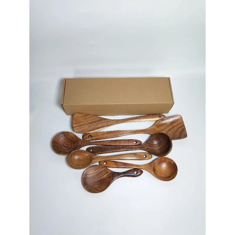 Kitchlab™ Teak Wooden Utensil Set