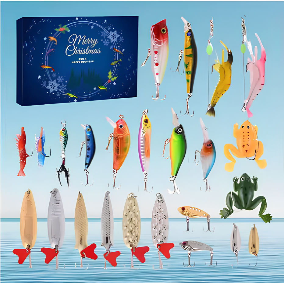 Fishing Advent Calendar Suprise Box 24 Days