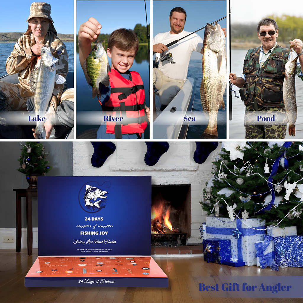 Fishing Advent Calendar Suprise Box 24 Days