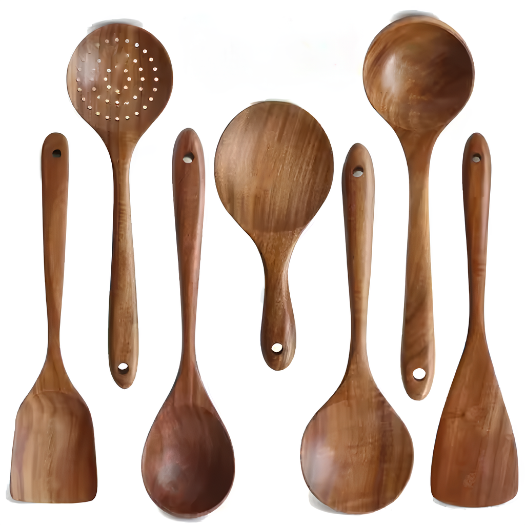 Kitchlab™ Teak Wooden Utensil Set
